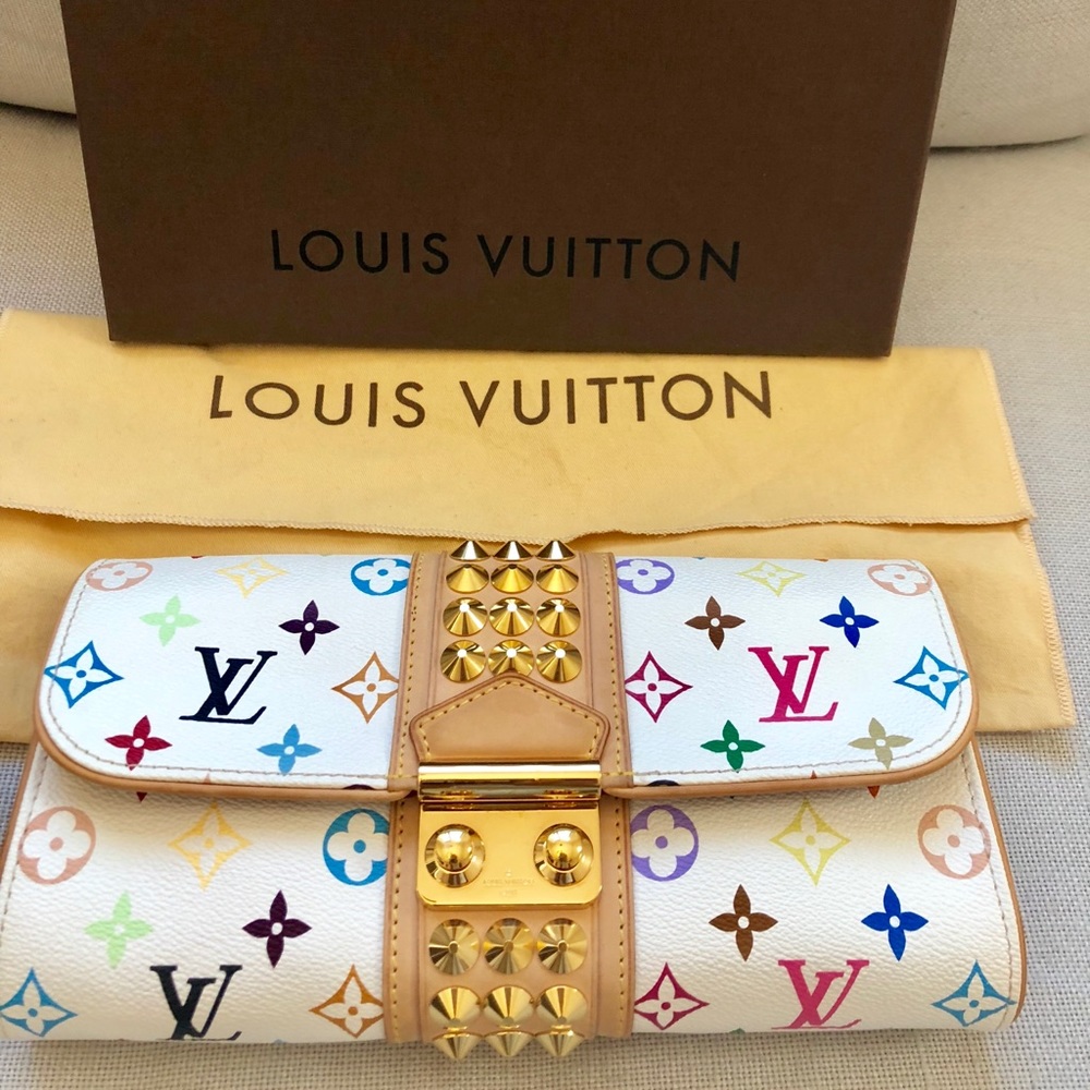 100% AUTH Louis Vuitton Multi Courtney Clutch